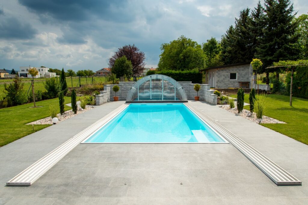 Helt öppen pool