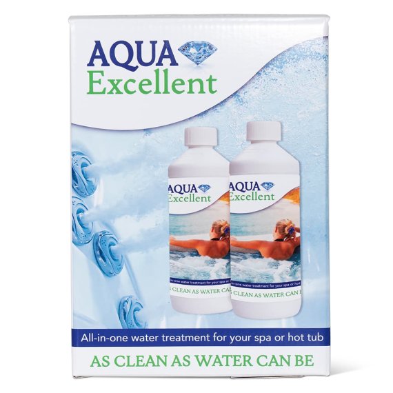 Aqua Excellent All in One, Veckodosering, Refill Pack 2 st Flaskor – SpaCenter Göteborg