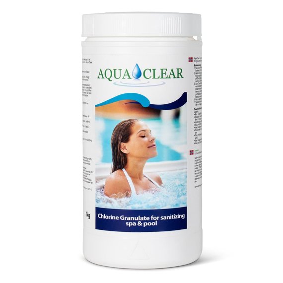 Aqua Excellent Snabbklor Granulat, 1kg – SpaCenter Göteborg