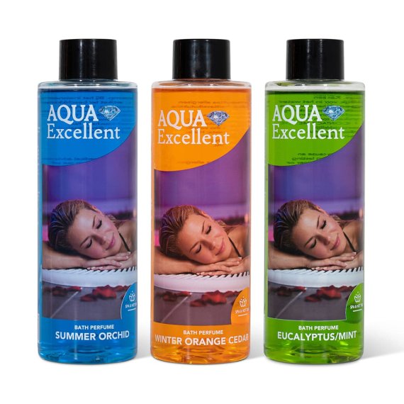 Aqua Excellent Spadoft Mix 1 - Summer Orchid, Winter Orange Cedar & Eucalyptus/Mint – SpaCenter Göteborg