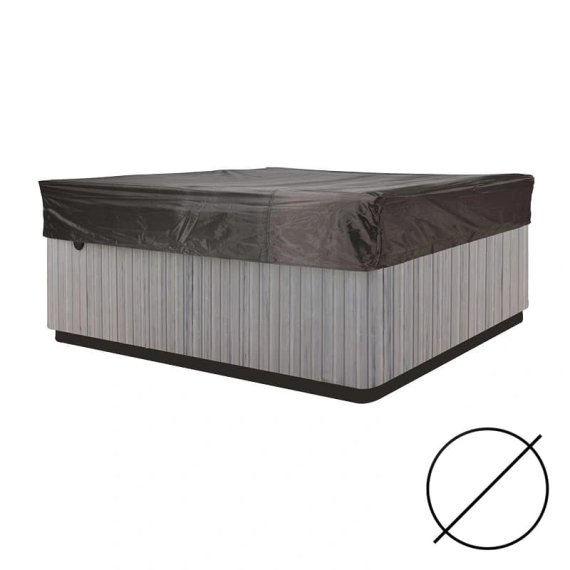 Cover Cap deLuxe Round Ø 200 cm, Skyddande överdrag till spalock – SpaCenter Göteborg