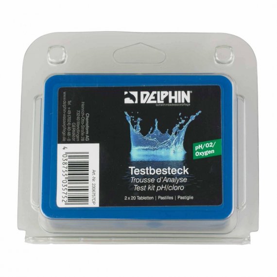 Delphin Mini Pool Tester pH/aktivt syre – SpaCenter Göteborg