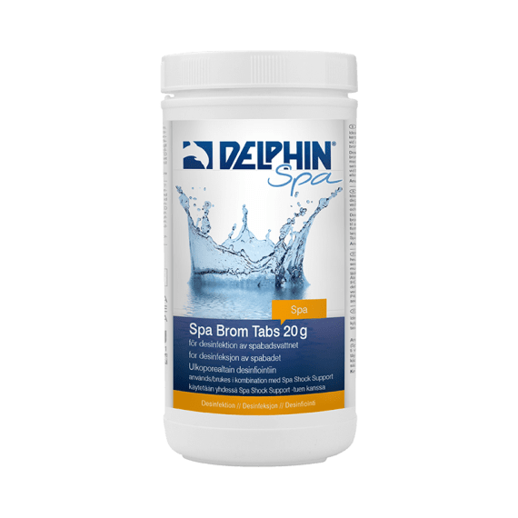 Delphin Spa Brom Tabs 20g 1kg – SpaCenter Göteborg