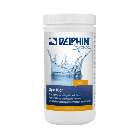 Delphin Spa Klor Granulat 1kg – SpaCenter Göteborg