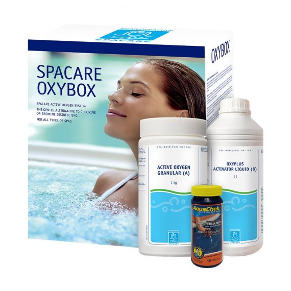 SpaCare Oxybox - Klorfri & Luktfri Desinfektion – SpaCenter Göteborg