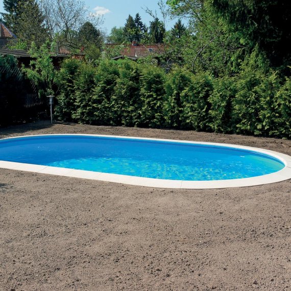 Stålväggspool Premium Oval, Flera Storlekar & Linerfärger – SpaCenter Göteborg