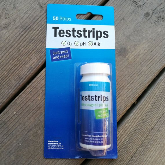 Teststickor aktivt syre/pH/alkalinitet, 50st – SpaCenter Göteborg